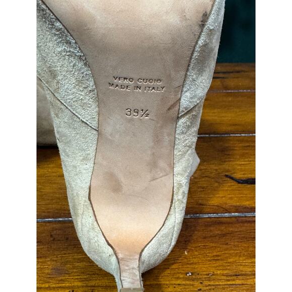 Jean michael caubat leather open toe heels size 39.5 euros - Picture 2 of 8